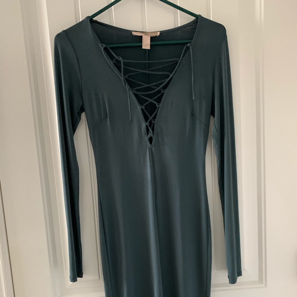Green Body Con Dress (S)
